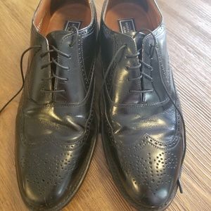 Black Bostonian Wingtip Dress Shoes